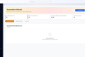 NovexERP Quarantine & Recall System: Smarter Manufacturing Quality Control