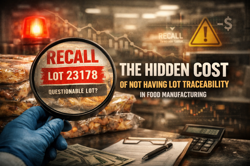 The Hidden Cost of Not Having Lot Traceability in Food Manufacturing